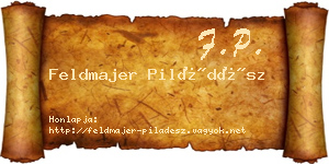 Feldmajer Piládész névjegykártya